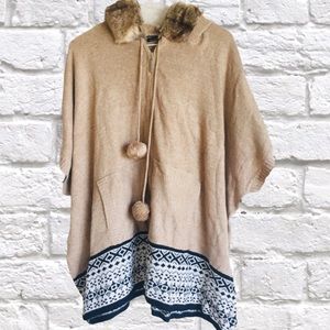 🎉BCBG Maxazria Cozy Oversized hood-cardigan